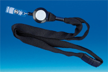 Badge lacet pince clip et enrouleur - Lacet de 40 cm