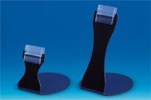 Base à poser noire avec grip en PVC rigide 100 mm