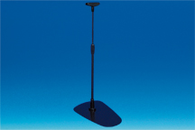 Pied noir pour cadre socle métal tige téléscopique 32 à 62 cm