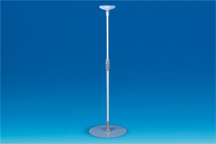 Pied pour cadre socle métal rond tige téléscopique 32 à 62 cm