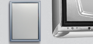 Cadre clippant aluminium mural exterieur A1