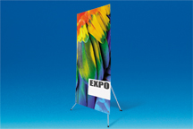 Porte-affiche fibre de verre en X 600 mm x 1.6 m