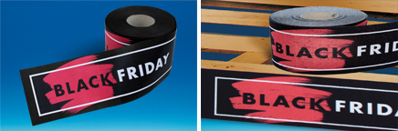 Cache palette Calcolor® "Black friday" 15 cm x 50 m