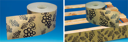 Cache palette Calcolor® "Grappe de raisins" 15 cm x 50 m