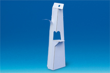 Chevalet carton 1 pied adhésif permanent 250 mm