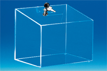 Urne acrylique grand format avec serrure