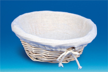 Panier Osier doublé naturel