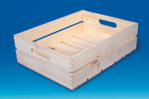 Cagette de présentation en bois