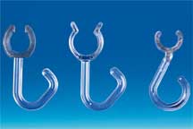 Crochet ouvert transparent pour tide Ø 12mm