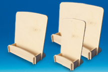 Porte-borchures en bois 1 bac format A5