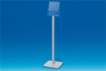 Porte-brochures A4 sur tige aluminium format 112 cm