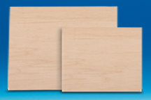 Plaque porte-visuel en bois format A4