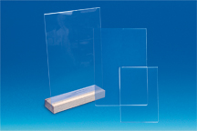 Pochette PET pour socle bois - vertical A6