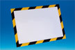 Pochette PVC repositionnable ouverture magnétique - A4 Noir/Jaune Pochette PVC repositionnable ouverture magnétique - A4 Noir/Jaune