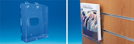 Porte - brochures - fond lame- A4