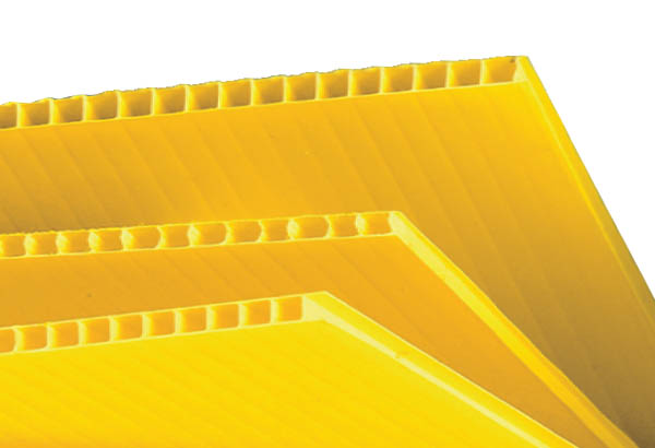 Plaques polypro alvéolaire