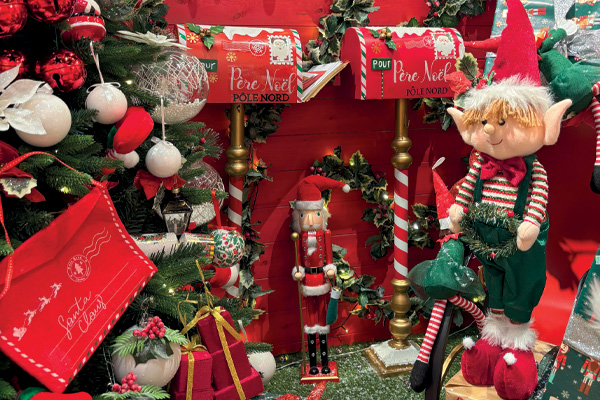Je décore mon magasin pour Noël