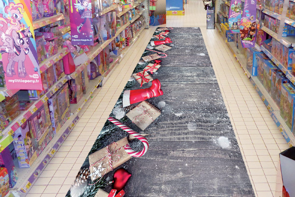 J’habille mes rayons dans l'esprit des fêtes