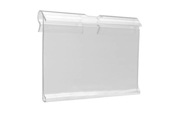 PE transparent pour broche avec retour avant - Encoche 8.5 mm - 45 x 55 mm