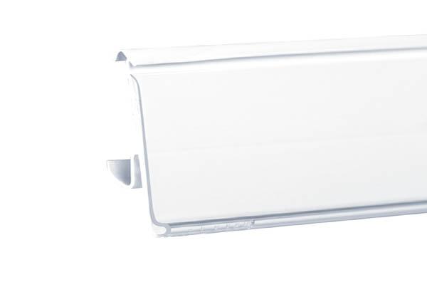 PE extrudé transparent 1 position pour tablette TEGOMETALL® - 46 x 1318 mm