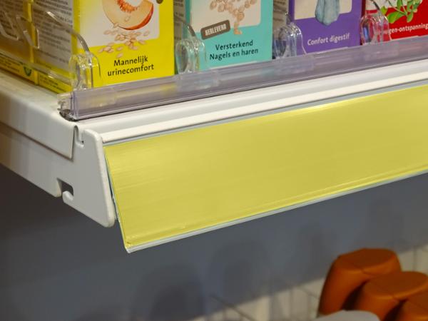 Bande décorative pour PE papier de 100 m x 38 mm - Jaune citron