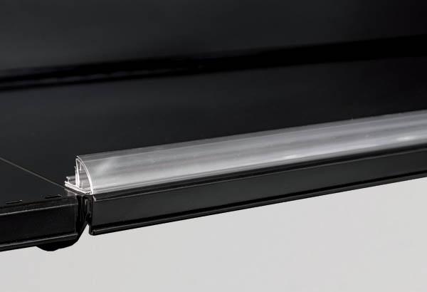 Profil de segmentation magnétique + plot de fixation - H. 25 mm - 25 x 1245 mm