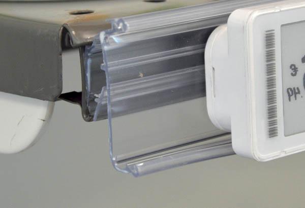 Profil EASYFIX pour mobilier avec gorge en C - 34 x 1240 mm