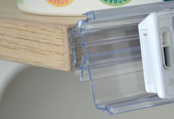 Profil arrière EASYFIX avec adhésif - 38 x 1318 mm