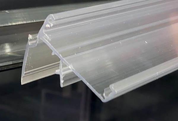 Cale pour PE électronique EASYFIX en PET Cristal - 22 x 200 mm