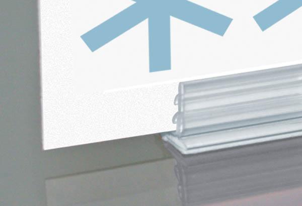 Grip en T adhésif permanent en 15 mm - Base de 13 mm