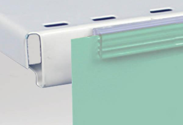 Accroche grip U facing avec adhésif et base de 25 mm - Longueur 38 mm