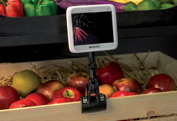 Pince tube Ø 16 mm orientable pour PE électronique - 162 x 55 x 40 mm