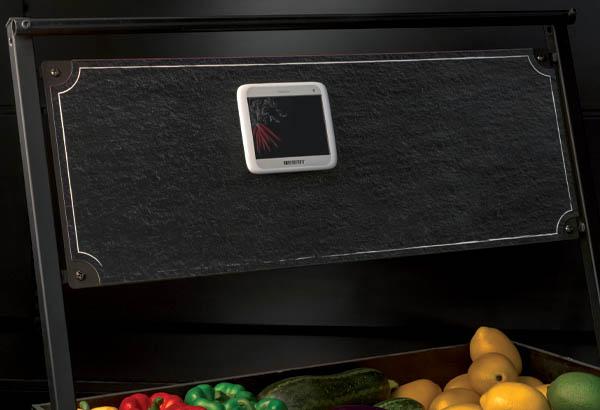 Plaque pour étiquettes compatible avec la marque Hanshow - Fixation encoches