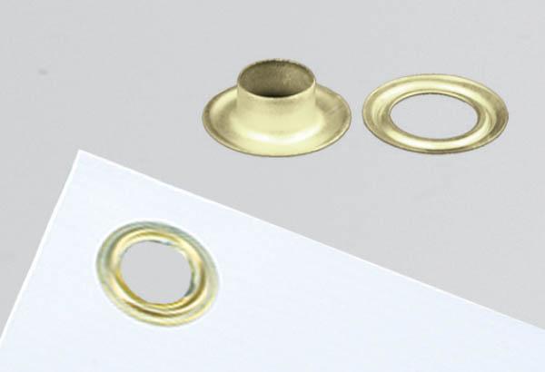 Oeillet de Ø 12 mm en métal pour calicot - Lot de 500