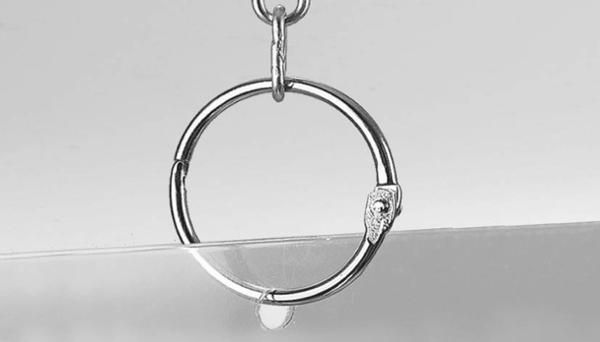 Anneau brisé métal - Fil de Ø 2 mm - Anneau de Ø 30 mm Anneau brisé métal - Fil de Ø 2 mm - Anneau de Ø 30 mm
