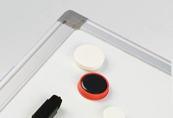 Punaise magnétique rouge de Ø 20 mm (pour une feuille)