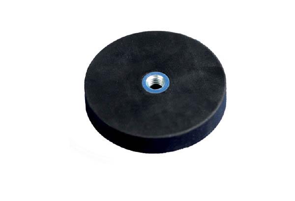 Aimant rond de Ø 43 mm sans crochet - Pas de vis de 4 mm et force de 8,5 kg