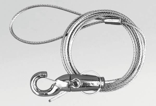 Kit Gripple® Angel® avec câble de Ø 1,5 mm et crochet - Longueur 3000 mm