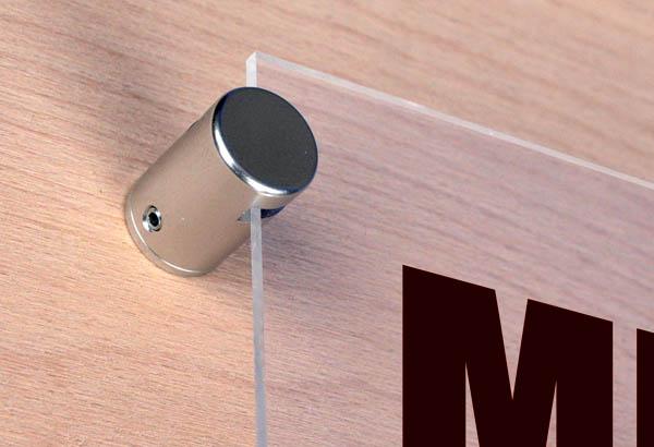 Fixation murale fendue Ø 18.5 mm - Support jusqu'à 8 mm