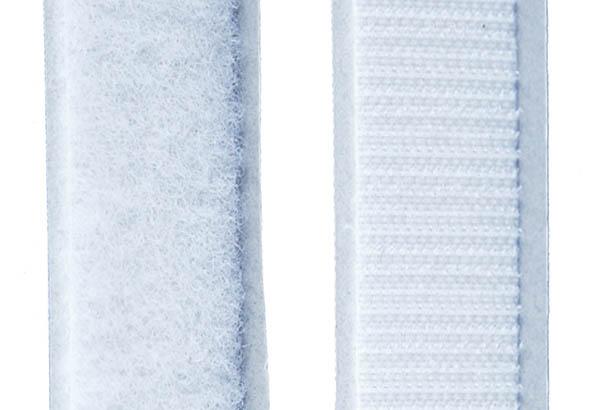 Ruban adhésivé CARAFIX® - 20 mm x 25 m - Crochet - Blanc