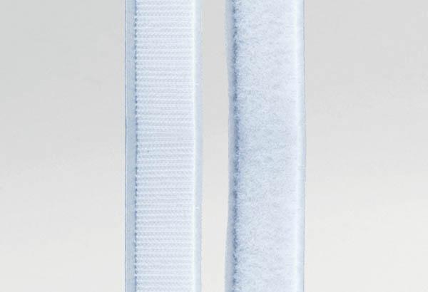 Ruban adhésivé CARAFIX® de 25 mm x 25 m blanc - Ruban boucle