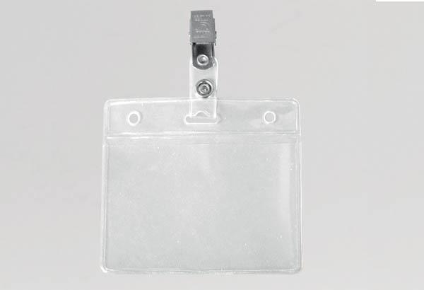Pochette en PVC souples pour badge porte nom - 92 x 52 mm