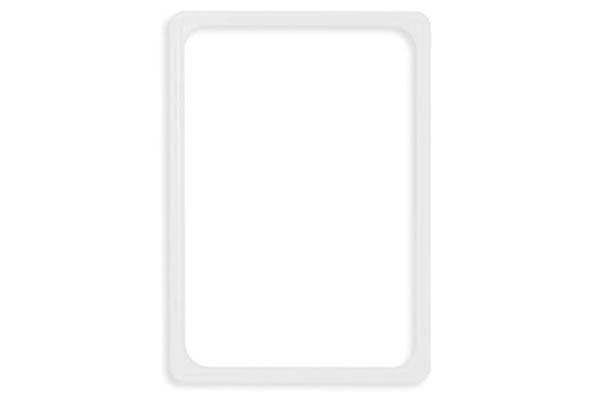Cadre blanc en PVC - Format affichette A3