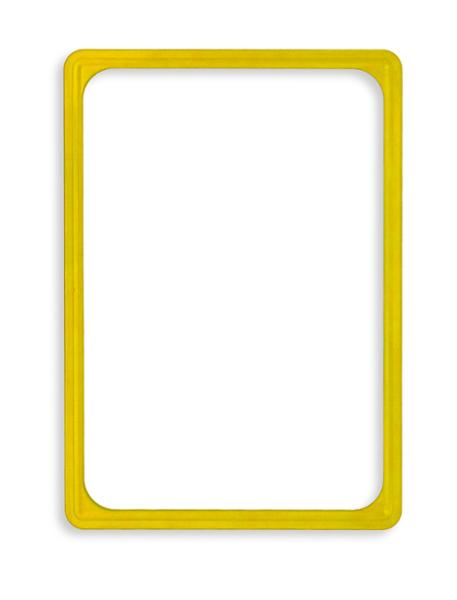 Cadre jaune en PVC - Format affichette A4