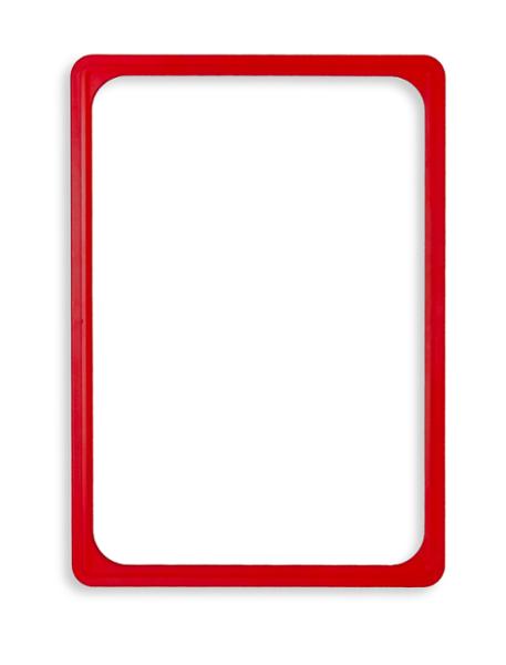 Cadre rouge en PVC - Format affichette A4