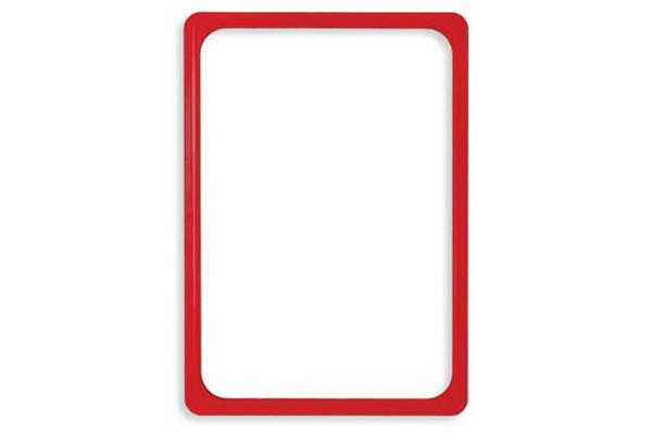 Cadre rouge en PVC - Format affichette A4