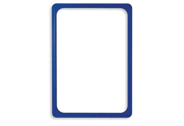 Cadre bleu en PVC - Format affichette A4