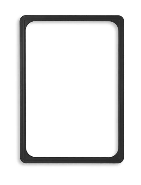 Cadre noir en PVC - Format affichette A5