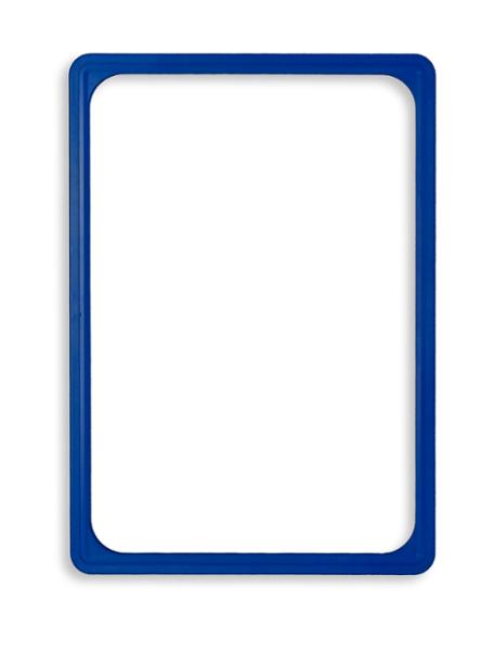 Cadre bleu en PVC - Format affichette A5