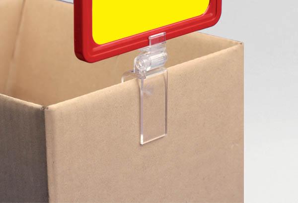 Pince clip orientable bas - haut pour support 20 mm - Pivote à 180°